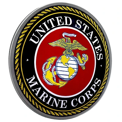 United States Marine Corps Emblem Dome Metal Sign