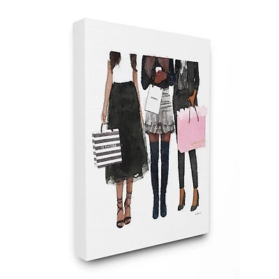 Stupell Industries Fashion Models Brands Glam Watercolor Canvas Wall Art