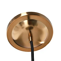 Hello Honey® Robert Stevenson Lighting Presley Caged Trumpet Metal Ceiling Light