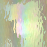 Oceanside Compatible™ 12" x 12" Clear Waterglass® Fusible Iridescent Glass Sheet