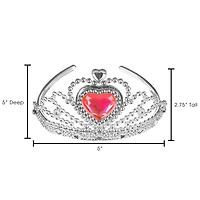 Toy Time Silver Princess Crowns & Tiaras, 4ct.