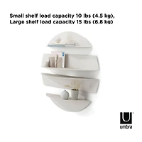 Umbra Stone Solis 4 Piece Wall Shelves