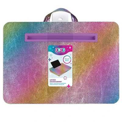 Make It Real™ 3C4G 12" x 17" Cosmic Rainbow Lap Desk