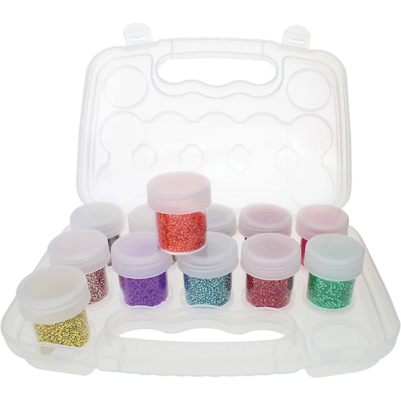 The Beadsmith® 8'' x 5.5'' x 2'' Org Box with Containers