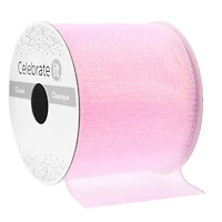 2.5" x 3yd. Crinkle Sheer Wired Ribbon by Celebrate It® Classic