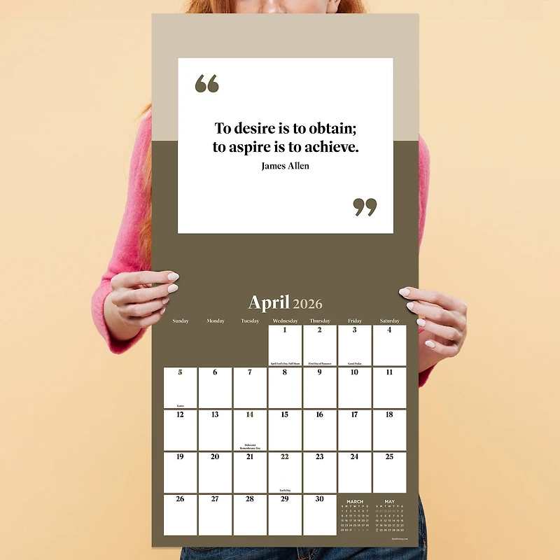 2026 Inspire Wall Calendar