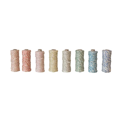 Hello Honey® 32yd. 8 Color Jute Cord Spool Set