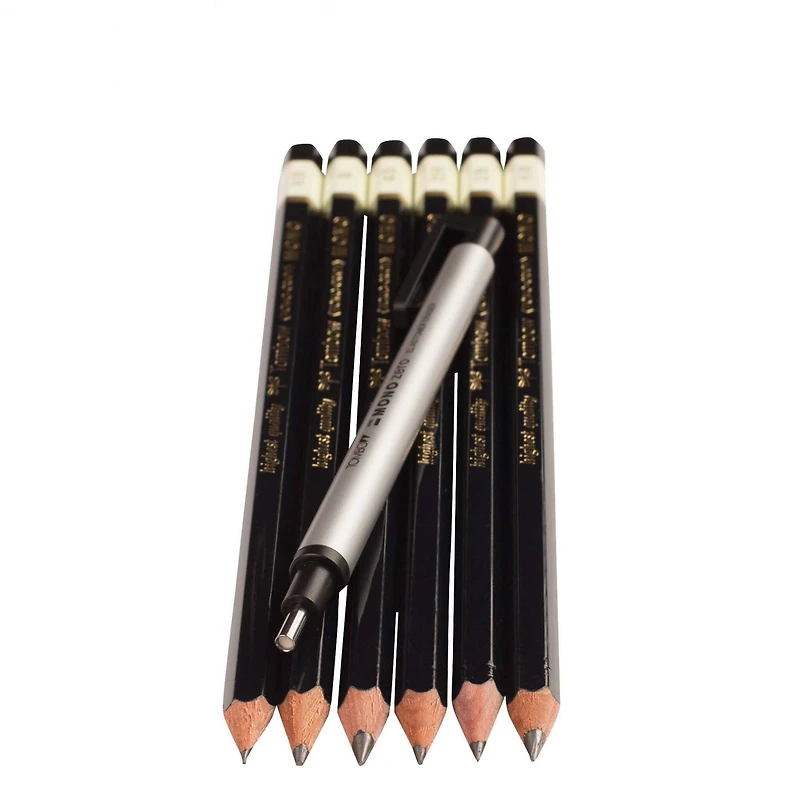 Tombow Mono Drawing 6 Pencil Set With Eraser