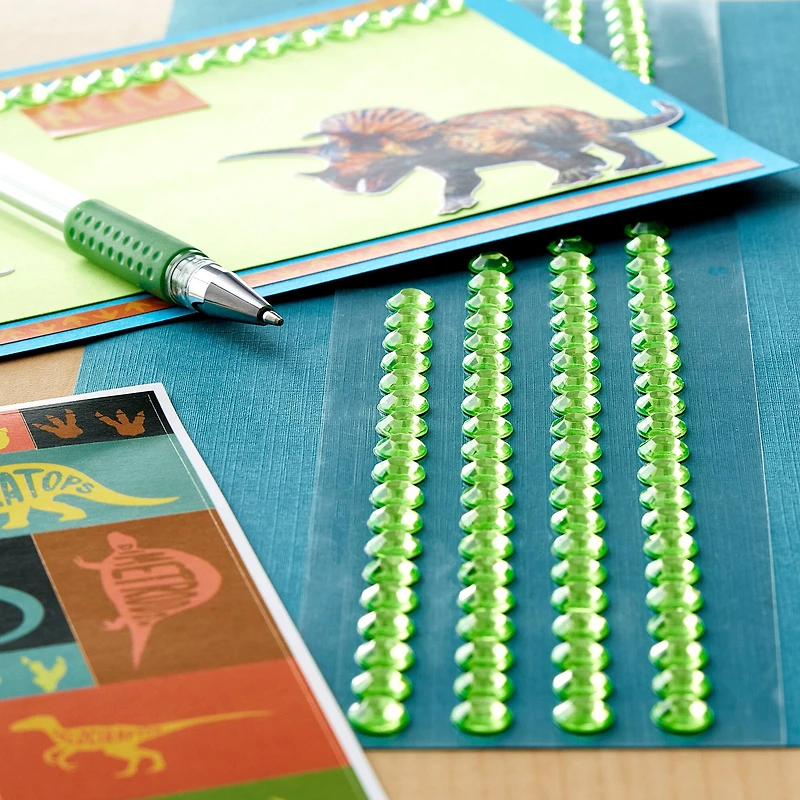 Lime Green Rhinestone Borders by Recollections™