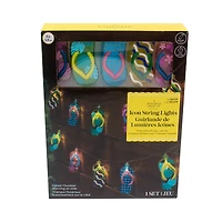 10ct. Flip Flop Icon Warm White LED String Lights by Ashland®