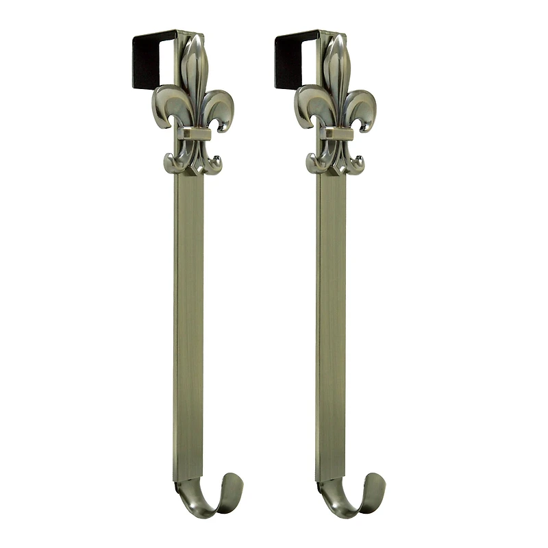Haute Decor Fleur De Lis Adjustable Wreath Hangers