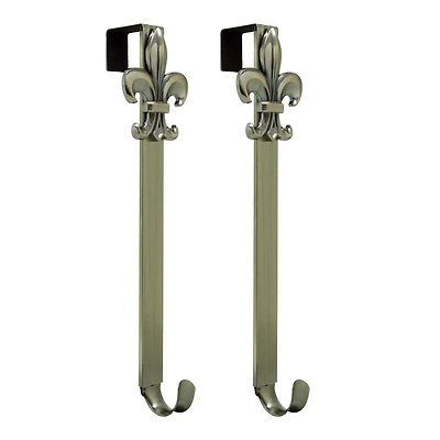 Haute Decor Fleur De Lis Adjustable Wreath Hangers