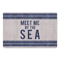 Meet Me By The Sea Floor Mat