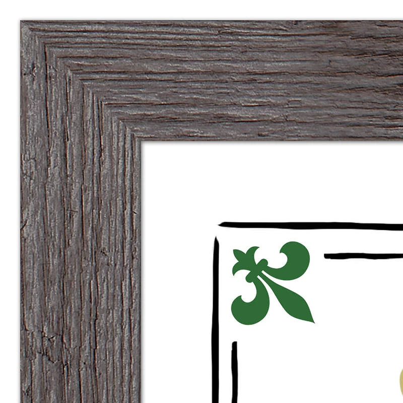 Bourbon Street Queen Western Gray Framed Print