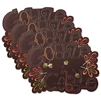 DII® Gobble Gobble Embroidered Placemat (Set of 4)