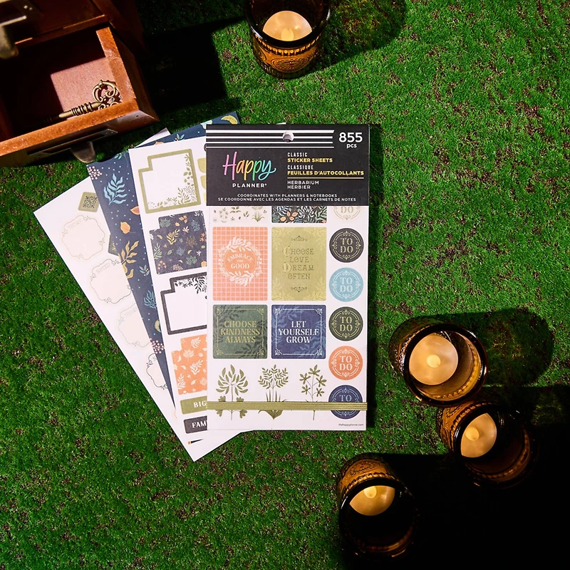 The Classic Happy Planner® Herbarium Sticker Book