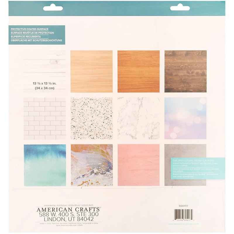 We R Memory Keepers® ShotBox™ Photoreal Background, Sheets of 12