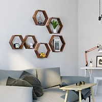 NEX™ Hexagon Floating Shelf Set