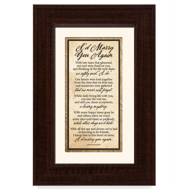 I'd Marry You Again Framed Art