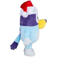 18" Bluey Holiday Greeter with Santa Hat
