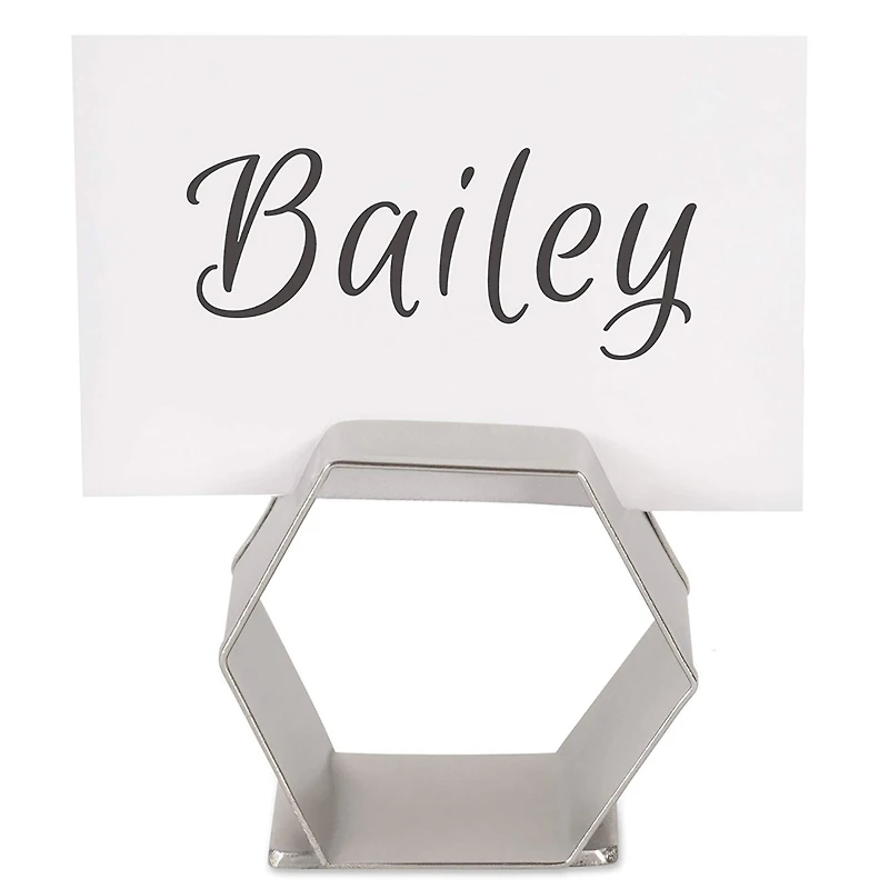 Antique Silver Place Holder Napkin Ring, 6ct.