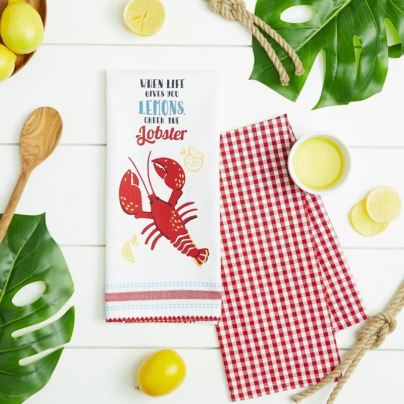 Lobster Dishtowel (Set of 2)