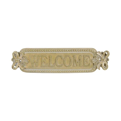 10" x 3" Gold Welcome Wall Décor by Ashland®