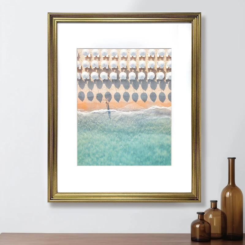 Home 8" x 10" Gold Beatrice Frame with Mat by Studio Décor®