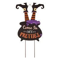 32" Glitzhome® Halloween Witch Yard Stake