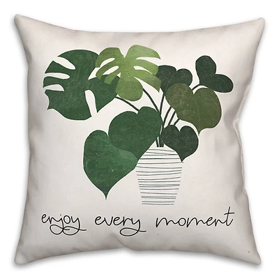 Enjoy Every Moment 18" x 18" Throw Pillow