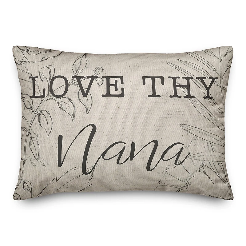 Love Thy Nana Throw Pillow