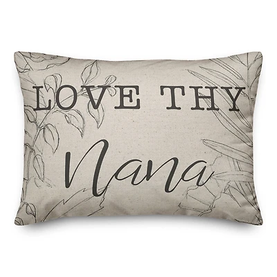 Love Thy Nana Throw Pillow