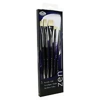 Zen™ 33 Long Handle Royal Brush Acrylic & Oil Set