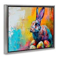 Stupell Industries Easter Joy Abstract Floater Framed Art