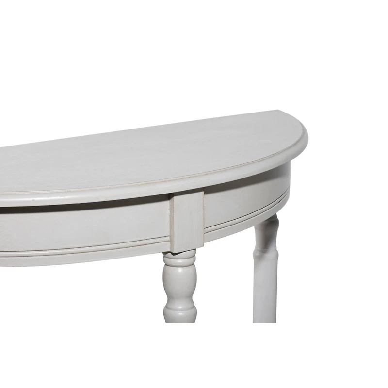 32" Light Gray Traditional Wooden Console Table