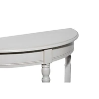 32" Light Gray Traditional Wooden Console Table