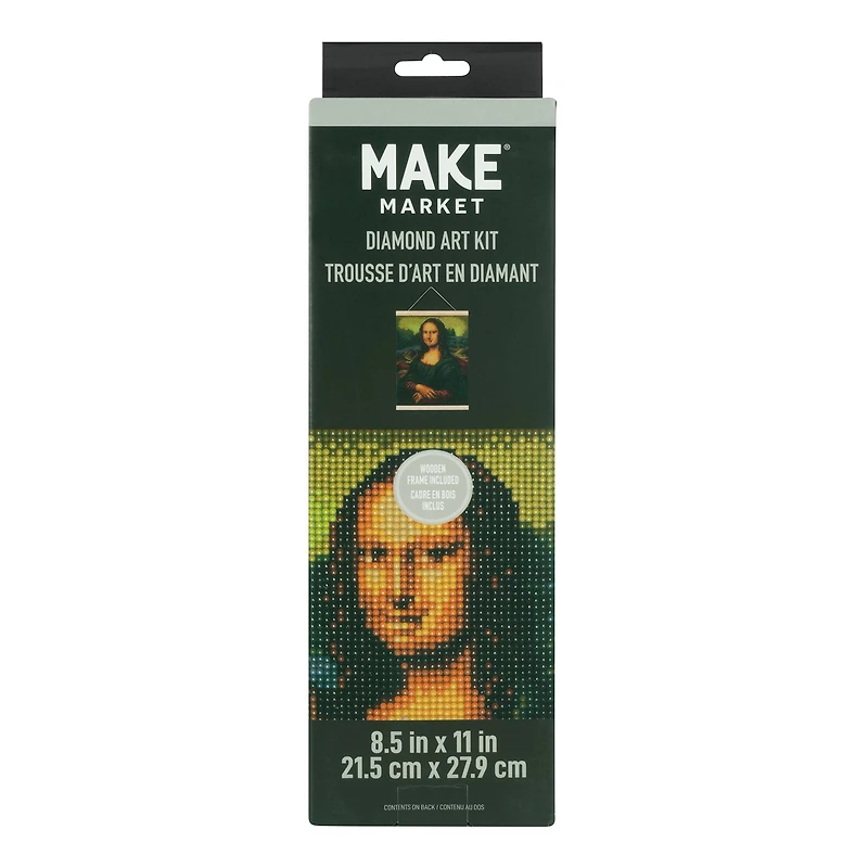 Mona Lisa with Frame Diamond Art Kit by Make Market®