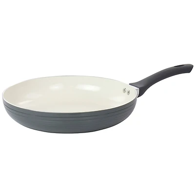Oster Ridge Valley 12" Gray Aluminum Nonstick Frying Pan