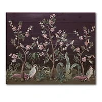 Designart - Chinoiserie With Birds and Peonies I