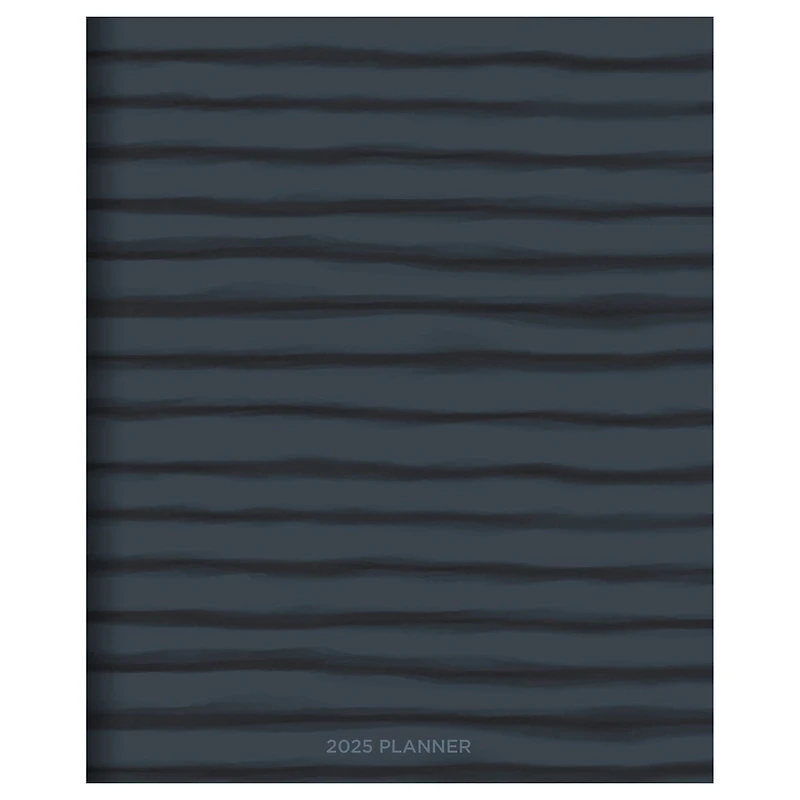 TF Publishing 2025 Navy Stripes Large Monthly Planner