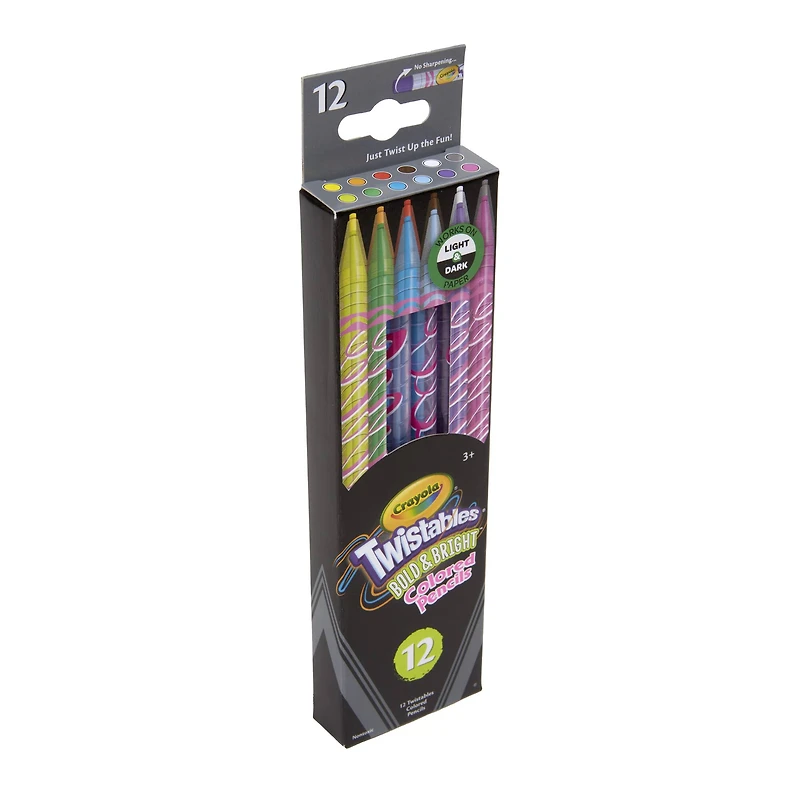 Crayola® Twistables™ Bold & Bright Colored Pencils, 12ct.