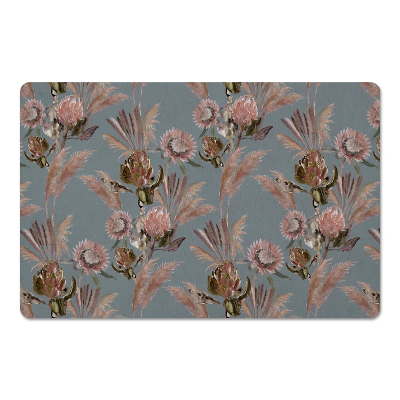 Protea Blooms Floor Mat
