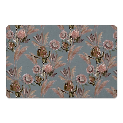 Protea Blooms Floor Mat