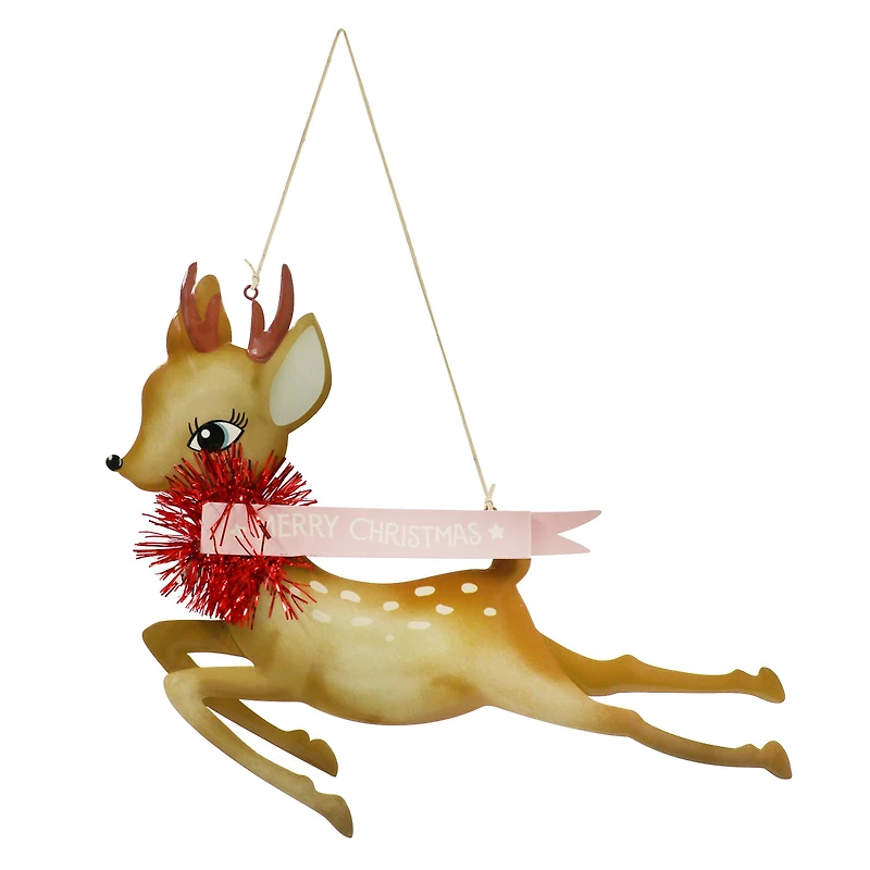 16" Merry Christmas Deer Metal Wall Décor by Ashland®