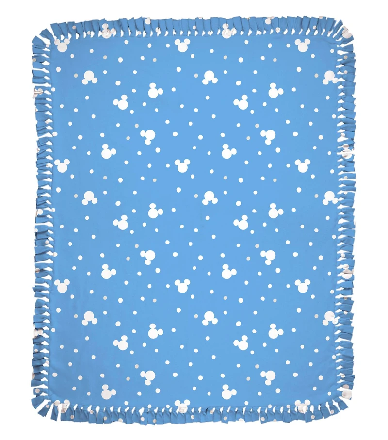 Disney® 72" Mickey Oh Boy! No Sew Fleece Throw Kit