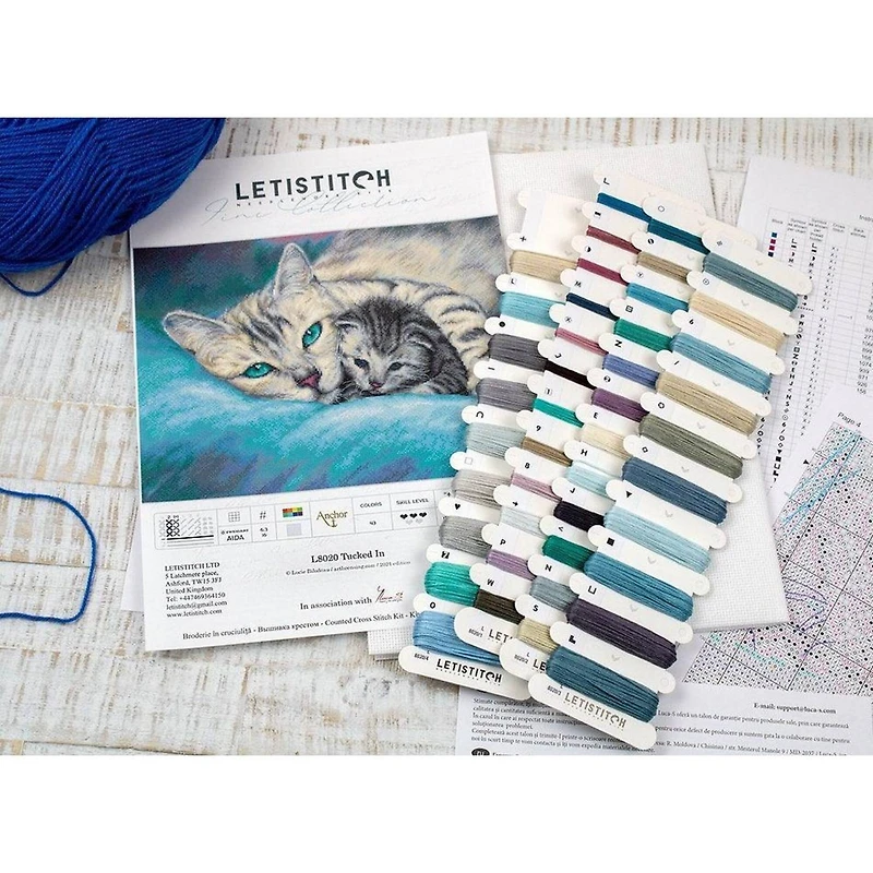 Letistitch Tucked In Counted Cross Stitch Kit