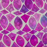 10" Purple, Pink & White Iridescent Mosaic Outdoor Garden Gazing Ball