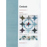 C&T Wintertime Shimmer Quilt & Table Runner Pattern