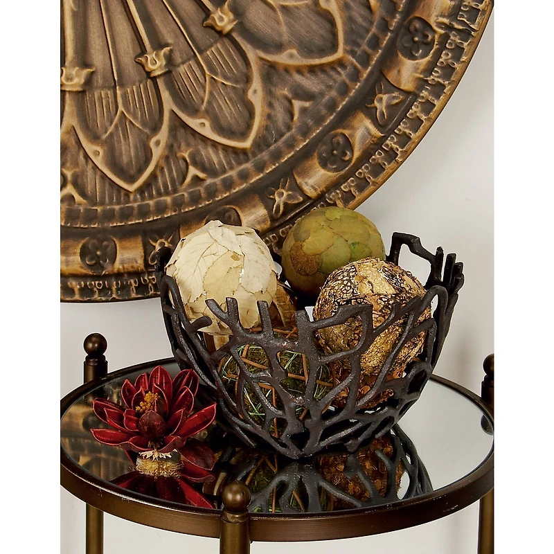 Aluminum Coastal Decorative Bowl Set