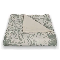 Earthy Florals Fall Fleece Blanket